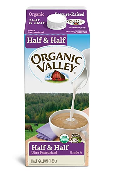 Organic Valley, Organic Half & Half, Half-gallon, 64 oz