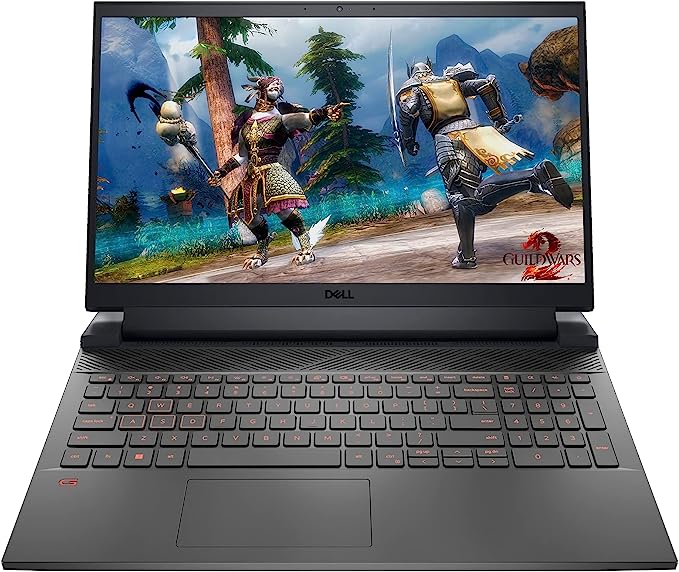 Dell G15 15.6‘’ FHD 165Hz Gaming Laptop, Intel Core i7-12700H, 16GB DDR5 RAM, 1TB PCIe SSD, NVIDIA GeForce RTX 3060 6G, Backlit Keyboard, HD Camera, Win 11 Pro, Gray