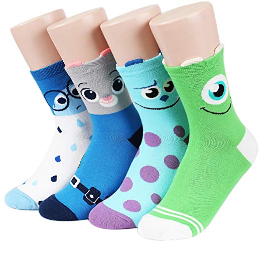 Socksense Disney Pixar Character Series Women's Original Crew Socks