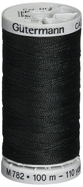Extra Strong Thread 110 Yards-Black