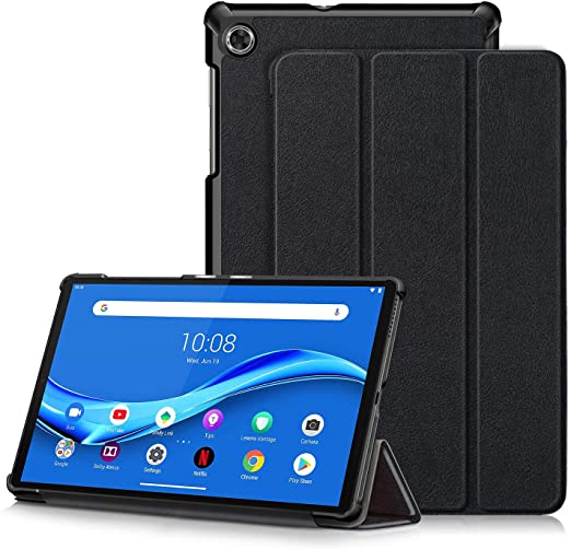 TOPCASE Cover For Lenovo Tab M10 FHD Plus 10.3 inch Tablet TB-X606X TB-X606F Stand Case with Auto Sleep/Wake Function,Black