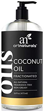 ArtNaturals Fractionated Coconut Oil, 100% Natural and Pure, Best Carrier/Massage Oil, 473ml