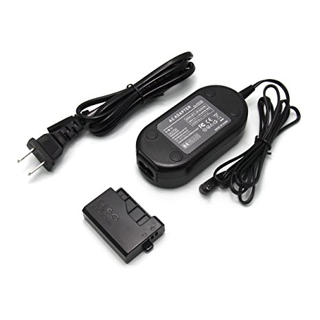 Glorich ACK-E10 replacement AC Power Adapter kit for Canon EOS 1100D, 1200D, 1300D, Rebel T3, Rebel T5, Rebel T6, Kiss X50 Digital Cameras