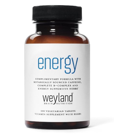 Weyland: Energy - Complimentary Formula w/ Botanically Sourced Caffeine, Complete B-Complex and Energy Supportive Herbs