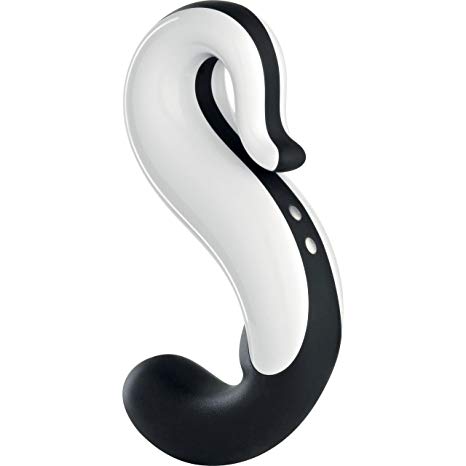 Fun Factory Delight Personal Massager, Black and White