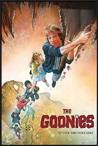 The Goonies - Framed Movie Poster (Regular Style/Key Art) (Size: 24" x 36")