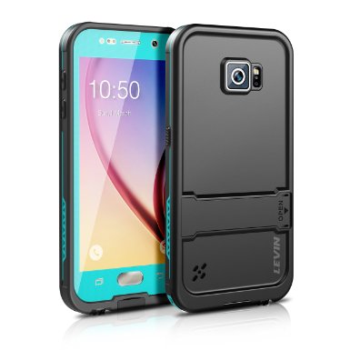 Samsung Galaxy S6 Waterproof CaseLevin New Version 66ft Underwater Waterproof Shockproof Dirtproof Full Sealed Protective Case Cover for S6 Blue