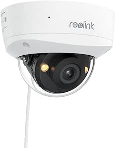 REOLINK Outdoor Security PoE Camera, 5MP Turret Surveillance Camera, 2.8mm Lens, 130° Diagonal, IK10 Vandal Proof, Smart Detection, Color Night Vision, 2-Way Audio, IP67 Weatherproof, RLC-540A