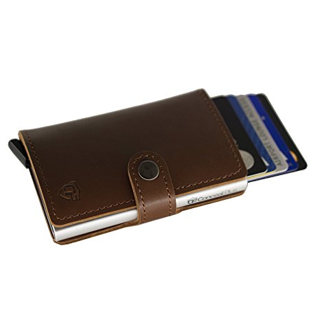 Card Blocr RFID Wallet Leather Credit Card Holder, Best RFID Blocking Wallet & Front Pocket Wallet Design