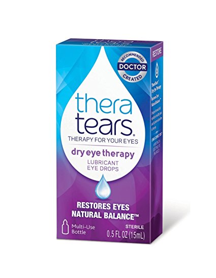 TheraTears Lubricant Eye Drops, 0.5-Ounce Bottle