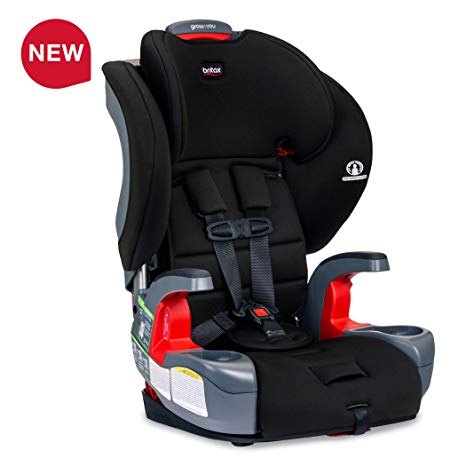 Britax Grow with You Harness-2-Booster Car Seat - 2 Layer Impact Protection - 25 to 120 Pounds, Dusk [Newer Version of Pioneer]