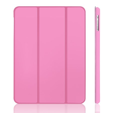 iPad Air Case, JETech® Gold Serial iPad Air Slim-Fit Smart Case Cover for Apple iPad Air iPad 5 with Auto Sleep/Wake Feature (iPad Air, Pink)