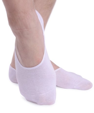 No Show Socks For Men By Stomper Joe 3 Pack Quality Cotton Lge Silicon Heel Grip