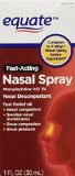 Equate - Nasal Spray Four 1 oz Phenylephrine Hydrochloride Decongestant Spray Compare to 4-Way