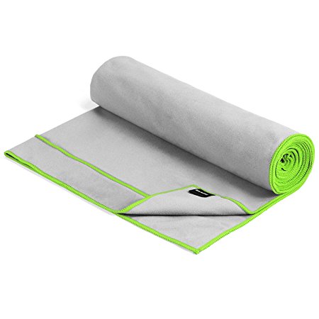TOPLUS Hot Yoga Towel Sweat Absorbent Super Soft Microfiber Bikram Yoga Mat Towel
