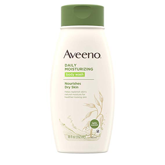 Aveeno Active Naturals Daily Moisturizing Body Wash with Natural Oatmeal 18 Ounce