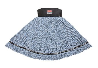 Rubbermaid Commercial 1924812 Maximizer Mop Head Microfiber Blend Large Blue