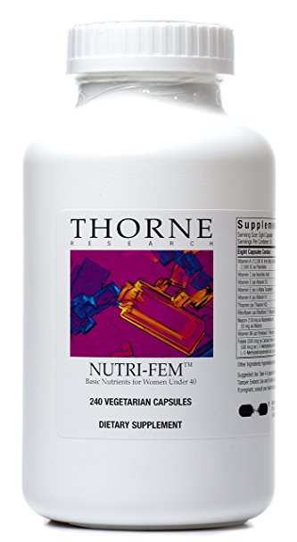 Thorne Research - Nutri-Fem - Vitamin-Mineral Supplement for Women Under 40 - 240 Capsules