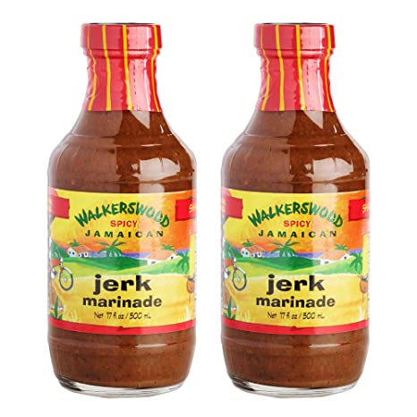 Jamaican Jerk Marinade Seasoning Sauce – Achieve the Absolute Traditional Island Flavor Taste Formulated |Perfect on Marinating Meat, Chicken, Fish, and Seafoods | 500ml 2 PACK