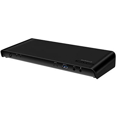 Nekteck USB Type C Docking Station, Supports Triple 4K HD Displays, 60W Power Delivery, 4K HDMI@30Hz, 4K DP@60Hz, 5 USB 3.0 Ports, for MackBook Pro Late 2016/2017 & Specific Windows/macOS