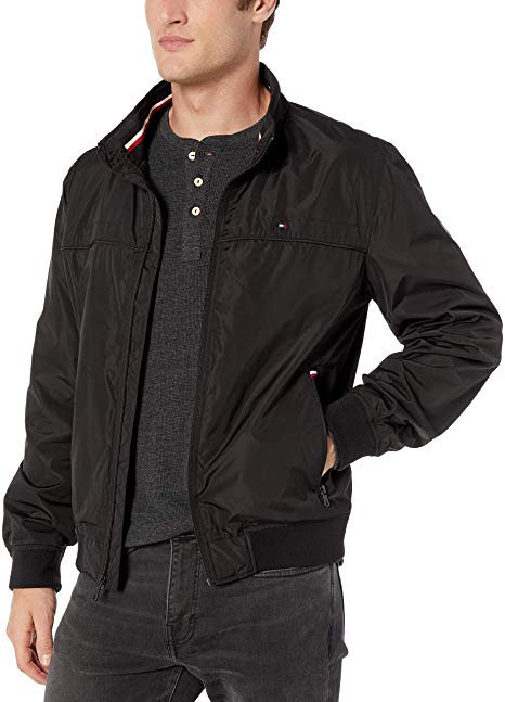 Tommy Hilfiger Men's Performance Faux Memory Bomber Jacket