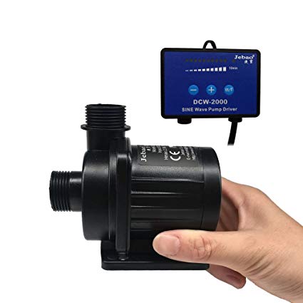 Jebao New dc Return Pump with sine Controller for Aquarium Fish Coral Reef Fresh Tank Sump Skimmer Pond Fountains,Replace dc/dcs2000 dc3000