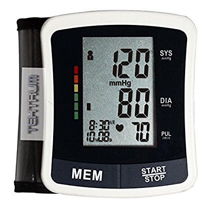 FDA CERTIFICATED WRIST BLOOD PRESSURE AND HEART RATE MONITOR WITH WHO HYPERTENSION, IRREGULAR HEART BEAT INDICATORS