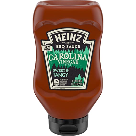 Heinz Carolina Vinegar Style BBQ Sauce, 18.6 oz Bottle