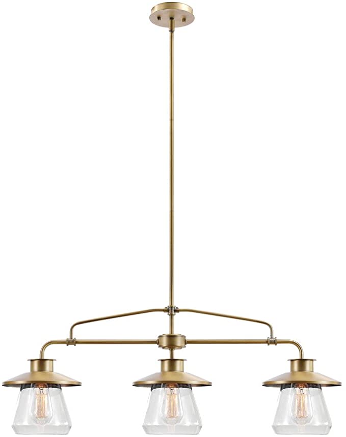 Globe Electric 65988 Nate Pendant, Brass