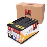 JetSir 950XL Black and 951 Tri-color Cyan Magenta Yellow Combo Saver 4 cartridges in one pack for Hp Officejet Pro 8100 8600 8610 8620 8630 8640 8660 8615 8625 251 276
