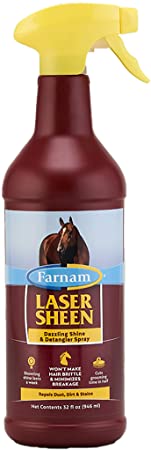 Farnam 45904 Laser Sheen Pet Hair Detangler, 32-Ounce