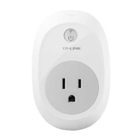 TP-LINK Wi-Fi Smart Plug, Works with Amazon Echo, Turn On/Off Your Electronics From Anywhere (HS100)