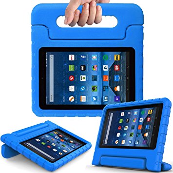 AVAWO Kids Case for Fire 7 2017 - Light Weight Shock Proof Handle Kid-Proof Case for Fire 7 inch Display Tablet (7th Generation - 2017 release), Blue