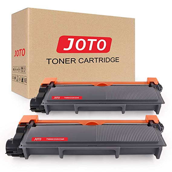 JOTO TN2320 TN2310 Replacement Compatible for Brother TN2320 TN-2320 TN2310 TN-2310 Toner Cartridges High Yield 2 Black for Brother HL-L2340DW HL-L2300D HL-L2360DW HL-L2360DN MFC-L2700D