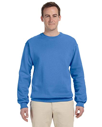 Jerzees Men's Pill Resistant Long Sleeve Crewneck Sweatshirt