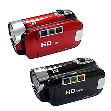 Full HD 1080P Video Camera Professional Digital Camcorder 2.7 Inches 16MP High Definition ABS FHD DV Cameras 270 Degree Rotation