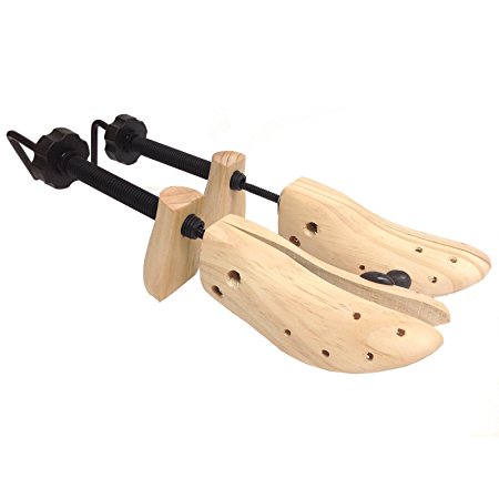 Pair of Wooden Women Shoe Stretchers with Pressure Plugs for Bunions-size 5-10~ BlueDot Trading