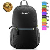 Gonex Ultra Lightweight Packable Backpack Hiking Daypack for Men and Women Handy Foldable Camping Outdoor Travel Cycling School Air Travelling Carry on Backpacking  Ultralight and Handy - 65 OZ Only  6 Year Warranty  8 Color Choices-Black