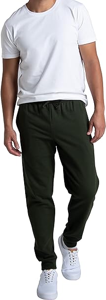 Fruit of the Loom Mens Eversoft Fleece Sweatpants & Joggers with Pockets, Moisture Wicking & Breathable, Sizes S-4x