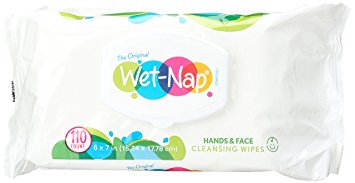 Wet-Nap Hands & Face Cleansing Wipes, 110 sheets