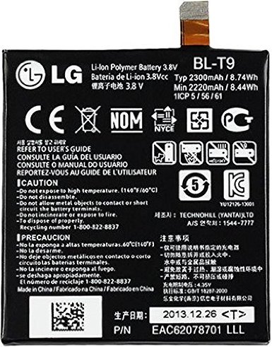 LG Google Nexus 5 D820 D821 2300mAh 38V Battery BL-T9