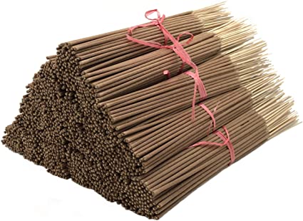 Plant Guru Lemongrass Incense Sticks 185 Grams in Each Bundle 85 to 100, Premium Smooth and Clean, Each Stick is 10.5 Inches Long Burn Time is 45 to 60 Minutes Each.
