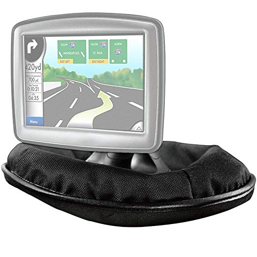 Deco Gear GPS Dashboard Mount for Garmin, Tomtom, Magellan and Other Portable GPS Navigators - Weighted Dash Mount