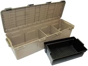 MTM MGC - The Mule Mobile Gear Crate, Water-Resistant, Stackable, Holds 75lbs of Gear, USA Made,