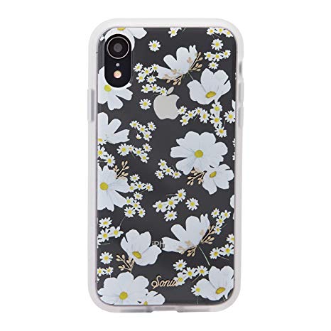iPhone XR, Sonix Ditsy Daisy (White Flowers) Cell Phone Case [Military Drop Test Certified] Women's Protective Clear Case for Apple iPhone (6.1") iPhone XR