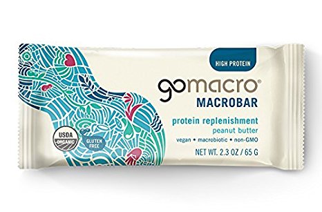 GoMacro Organic Peanut Protein, 2.3-Ounce Bars (Pack of 12)