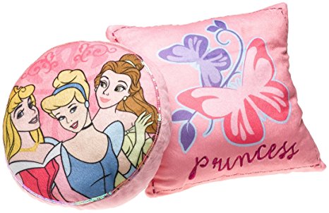 Disney Princess Decorative Pillow, Set of 2, Pink
