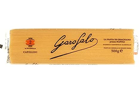 Garofalo No.2 Capellini Angel Hair Semolina Pasta, 16 oz (6 Pack)