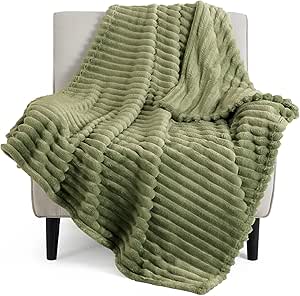 Bedsure Cypress Fleece Throw Blanket for Couch - Super Soft Cozy Blankets for Women, Cute Small Blanket for Girls, 50x60 Inches