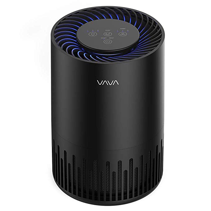 VAVA Air Purifier with 3-in-1 True HEPA Filter, Home Odor Allergies Eliminator, Portable Air Cleaner for Dust, Smoke, Pets, Mold, Air Filtration with Night Light, US-120V